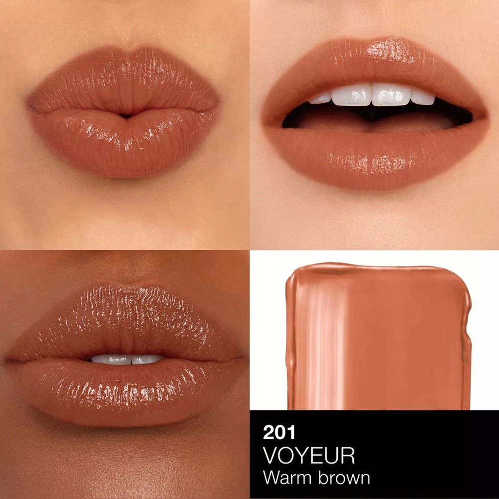 NARS Afterglow Sensual Shine Lipstick - Voyeur 201 new in box full size